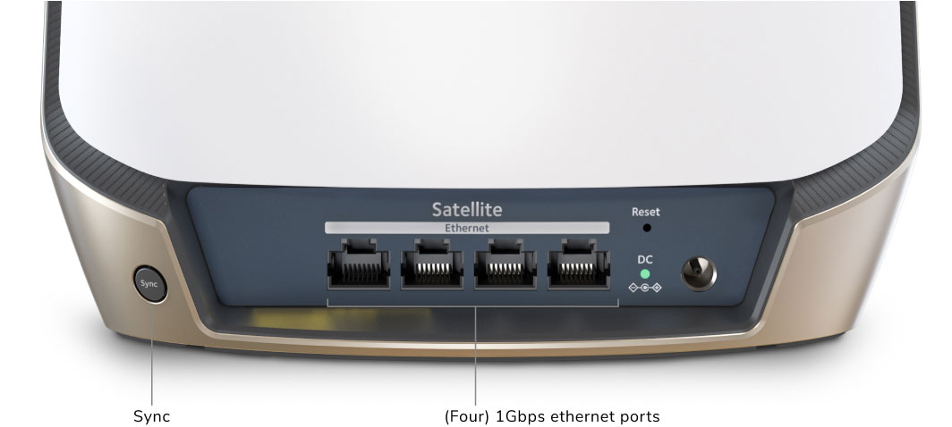 Orbi 8 AX6000 RBS860 - トライバンドメッシュWiFi サテライト | WiFi 6 | NETGEAR